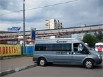 Бесплатный автобус Genser в пункт аренды автомобилей АрендаАвто-лнр на ул.Добролюбова